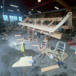 鳥居本撮影所　島原大門工事